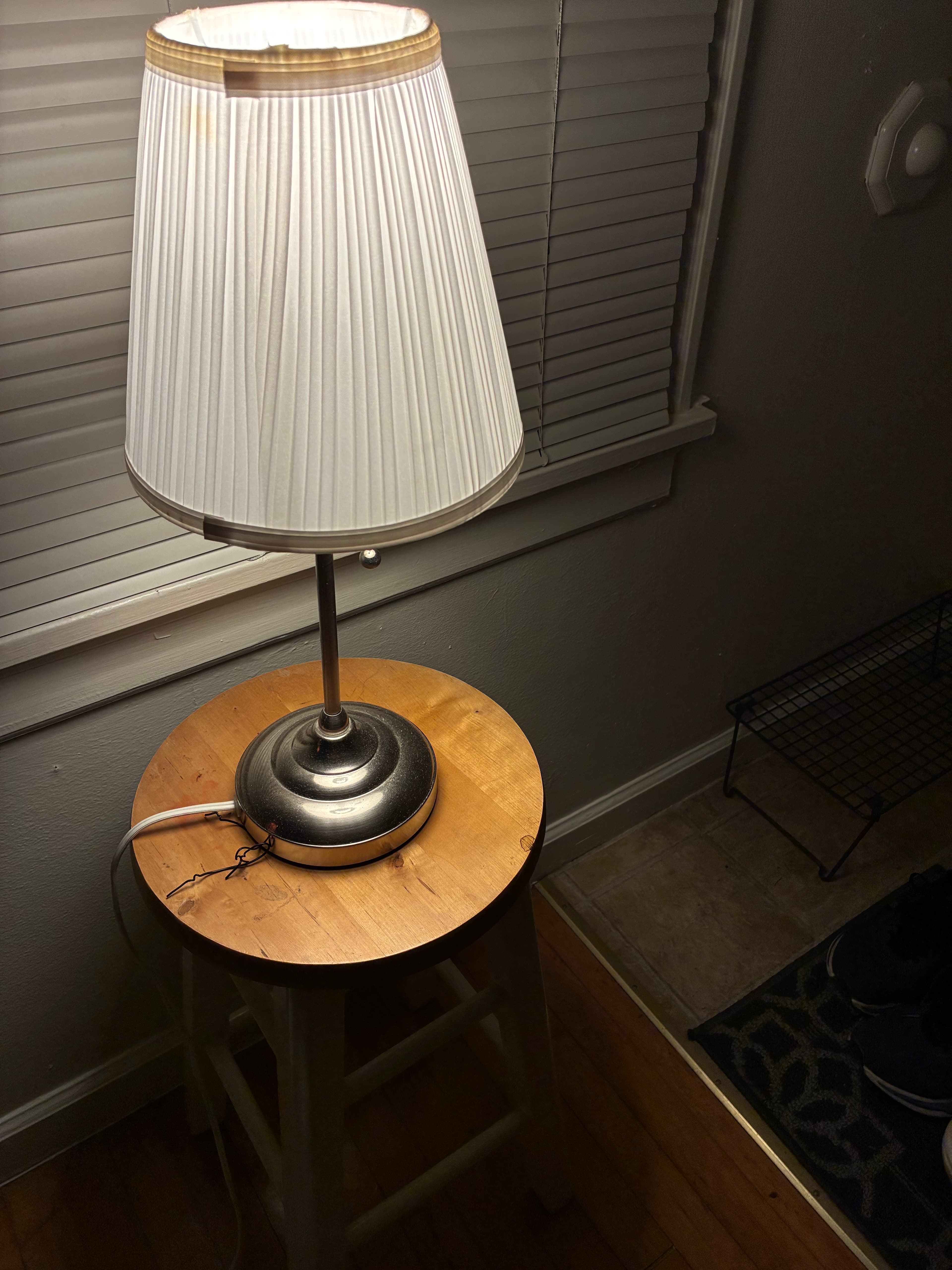 Desk Lamp with Stool